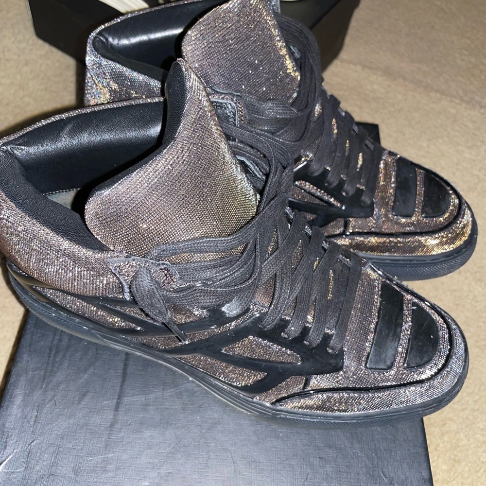 Metallic sneakers